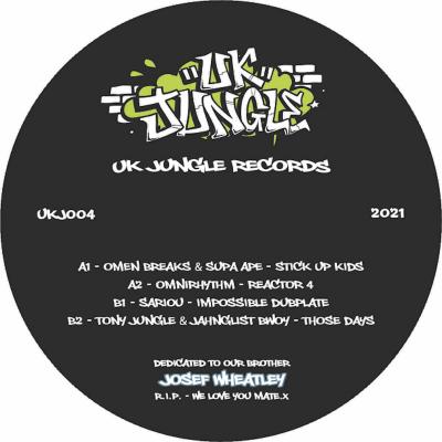 UK Jungle Records Presents: UK Jungle 004 (12" VINYL)
